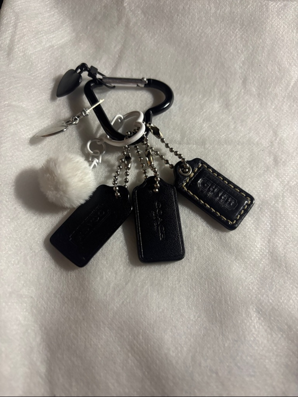 Coach mini tags (3) and (3) other key chains - Picture 13 of 14